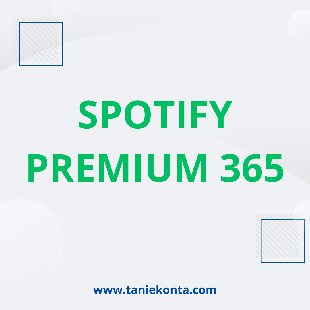 Konto Spotify Premium na rok - Nieograniczony dostęp do muzyki bez reklam!